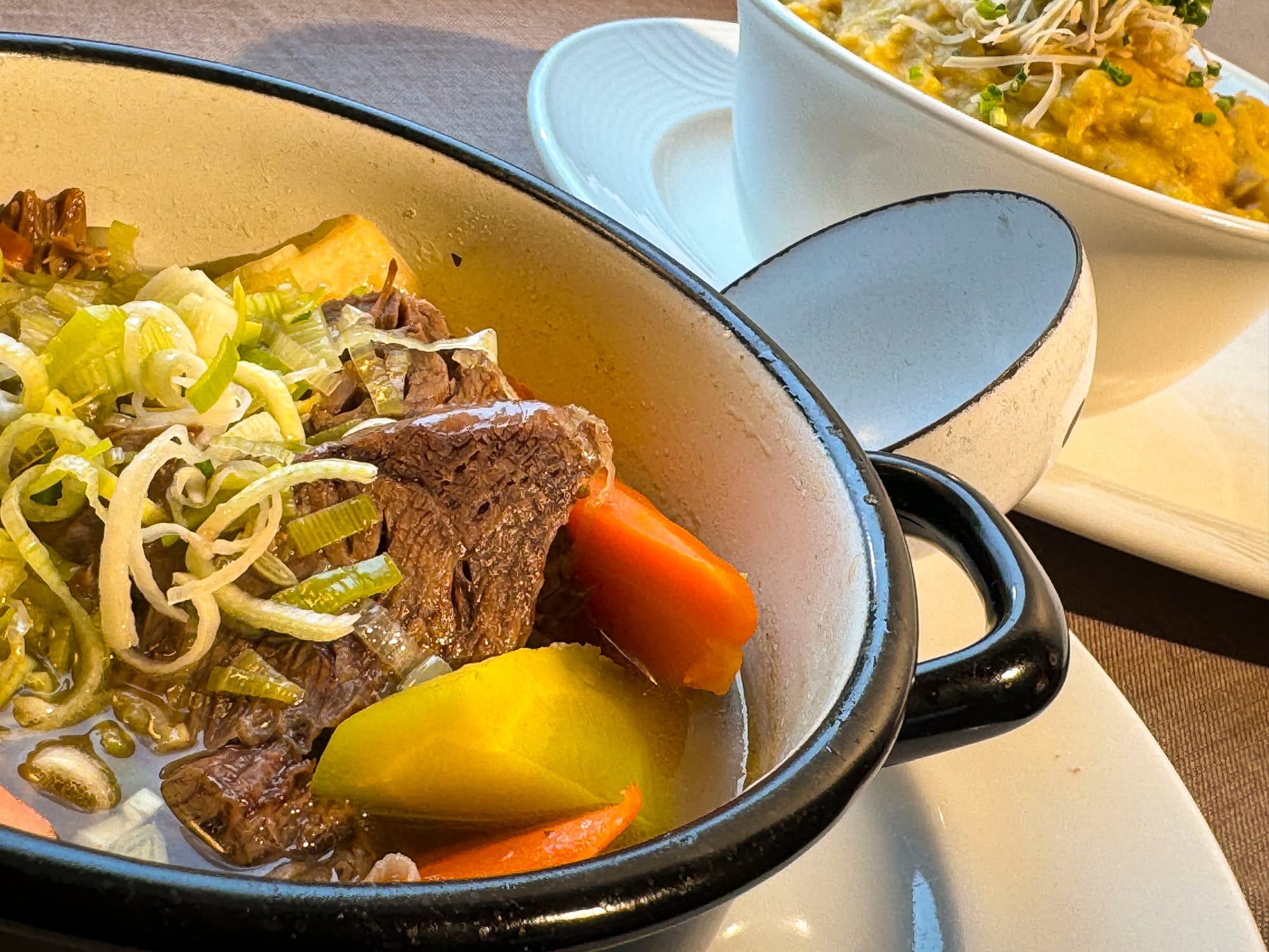 Gekochtes Rindfleisch